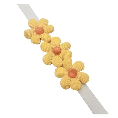 BYLYUIVN Vorhanghalter Blumen-Vorhang-Raffhalter, hochwertiger elastischer Halter, Haken, Schnalle, Clip, hübsch und modisch, dekorative Wohnaccessoires aus Polyester(D) von BYLYUIVN