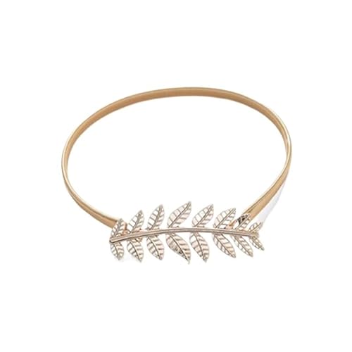 BYLYUIVN Vorhanghalter Elch Feder Elastisch Dehnbar Vorhang Clip Dekor Vorhänge Halter Tieback Schnalle for Home Dekoration Zubehör Moderne(Gold Leaf) von BYLYUIVN