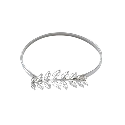 BYLYUIVN Vorhanghalter Elch Feder Elastisch Dehnbar Vorhang Clip Dekor Vorhänge Halter Tieback Schnalle for Home Dekoration Zubehör Moderne(Silver Leaf) von BYLYUIVN