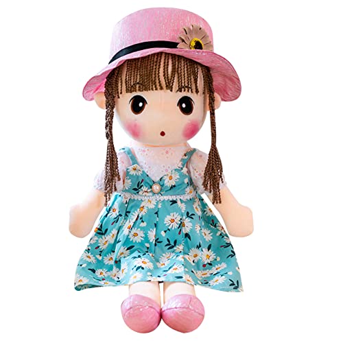 45cm Stoffpuppen Mädchen, Schöne Kuschelpuppe mit Hut Kleidung Plüsch Puppe Weiche Stofftiere Stoffpuppe Niedliche Prinzessin Plüschtier für Kleine Mädchen Weihnachten Geburtstag Geschenke 45cm Stoffpuppen Mädchen, Schöne Kuschelpuppe mit Hut Kleidung Plüsch Puppe Weiche Stofftiere Stoffpuppe Niedliche Prinzessin Plüschtier für Kleine Mädchen Weihnachten Geburtstag Geschenke von BYNYXI