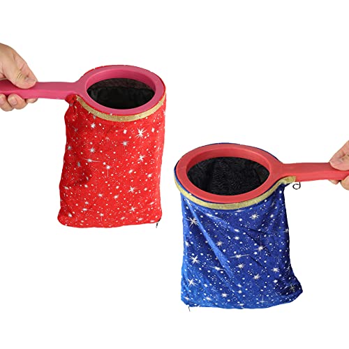 BYNYXI 2 Stück Magic Change Bag, Zauberbeutel Tasche mit Tragegriff Magic Trick Prop Tricks Bag, Magische Tasche aus Samtstoff Zaubertricks Lassen Dinge Verschwinden, Magische Zaubertrick Spielzeug BYNYXI 2 Stück Magic Change Bag, Zauberbeutel Tasche mit Tragegriff Magic Trick Prop Tricks Bag, Magische Tasche aus Samtstoff Zaubertricks Lassen Dinge Verschwinden, Magische Zaubertrick Spielzeug von BYNYXI