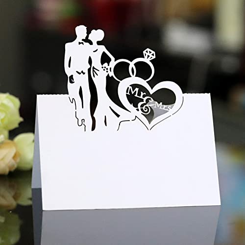 BYNYXI 50 Stück Tischkarten Hochzeit, Gefaltete Karten Braut und Bräutigam Hochzeitskarte blanko Namenskarte Platzkarten Hochzeit Geburtstag Leere Karte für Hochzeitsbankett Buffet Babyparty,9cmx9cm BYNYXI 50 Stück Tischkarten Hochzeit, Gefaltete Karten Braut und Bräutigam Hochzeitskarte blanko Namenskarte Platzkarten Hochzeit Geburtstag Leere Karte für Hochzeitsbankett Buffet Babyparty,9cmx9cm von BYNYXI