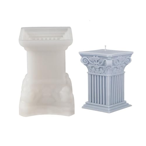 BYNYXI Römische Säulen Kerzenform, 3D Silikonform Kerzenherstellung DIY Antikes griechisches Säulen Kerzenformen zum Gießform für Aromatherapie Kerze Seife Silikon Kerzenform Handwerk,7cmx11cm BYNYXI Römische Säulen Kerzenform, 3D Silikonform Kerzenherstellung DIY Antikes griechisches Säulen Kerzenformen zum Gießform für Aromatherapie Kerze Seife Silikon Kerzenform Handwerk,7cmx11cm von BYNYXI