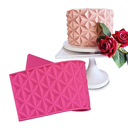 BYNYXI Spitzen Kuchenform, Spitze Prägematte Tortendeko Fondant Prägematte Strukturmatte Kuchendekoration DIY Silikon Kuchen Spitzenform Dekorationswerkzeuge für Kuchen Brot Mousse, 40cmx12.5cm von BYNYXI