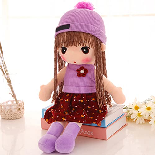 BYNYXI Stoffpuppen für Mädchen, 45cm Schöne Kuschelpuppe mit Hut Kleidung Plüsch Puppe Weiche Stofftiere Stoffpuppe Niedliche Prinzessin Plüschtier für Kleine Mädchen Weihnachten Geburtstag Geschenke BYNYXI Stoffpuppen für Mädchen, 45cm Schöne Kuschelpuppe mit Hut Kleidung Plüsch Puppe Weiche Stofftiere Stoffpuppe Niedliche Prinzessin Plüschtier für Kleine Mädchen Weihnachten Geburtstag Geschenke von BYNYXI