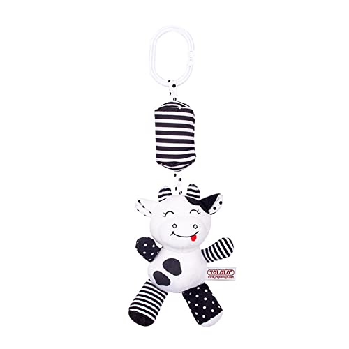 Baby Kinderwagen Spielzeug, Baby Krippe Windspiel Plüschtier Hänge Rassel Baby Schwarz Weiß Plüsch Hängende Spielzeug Elefant Panda Kinderbett Toy für Baby Neugeborene Kinderbett Wiege Autositz Baby Kinderwagen Spielzeug, Baby Krippe Windspiel Plüschtier Hänge Rassel Baby Schwarz Weiß Plüsch Hängende Spielzeug Elefant Panda Kinderbett Toy für Baby Neugeborene Kinderbett Wiege Autositz von BYNYXI