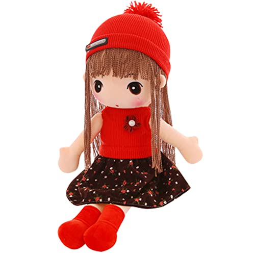 Stoffpuppen für Mädchen, 45cm Schöne Kuschelpuppe mit Hut Kleidung Plüsch Puppe Weiche Stofftiere Stoffpuppe Niedliche Prinzessin Plüschtier für Kleine Mädchen Weihnachten Geburtstag Geschenke Stoffpuppen für Mädchen, 45cm Schöne Kuschelpuppe mit Hut Kleidung Plüsch Puppe Weiche Stofftiere Stoffpuppe Niedliche Prinzessin Plüschtier für Kleine Mädchen Weihnachten Geburtstag Geschenke von BYNYXI