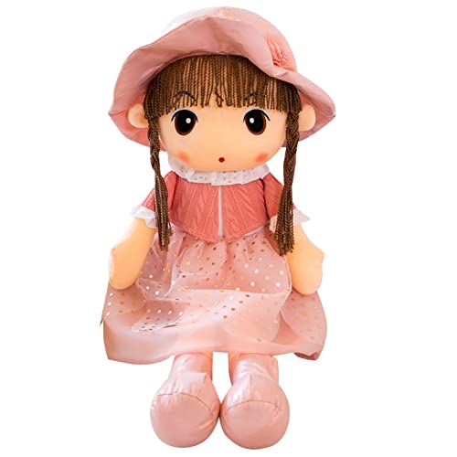 Stoffpuppen für Mädchen, 45cm Schöne Kuschelpuppe mit Hut Kleidung Plüsch Puppe Weiche Stofftiere Stoffpuppe Niedliche Prinzessin Plüschtier für Kleine Mädchen Weihnachten Geburtstag Geschenke Stoffpuppen für Mädchen, 45cm Schöne Kuschelpuppe mit Hut Kleidung Plüsch Puppe Weiche Stofftiere Stoffpuppe Niedliche Prinzessin Plüschtier für Kleine Mädchen Weihnachten Geburtstag Geschenke von BYNYXI
