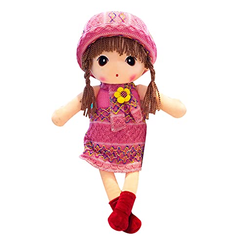 Stoffpuppen für Mädchen, 45cm Schöne Kuschelpuppe mit Hut Kleidung Plüsch Puppe Weiche Stofftiere Stoffpuppe Niedliche Prinzessin Plüschtier für Kleine Mädchen Weihnachten Geburtstag Geschenke Stoffpuppen für Mädchen, 45cm Schöne Kuschelpuppe mit Hut Kleidung Plüsch Puppe Weiche Stofftiere Stoffpuppe Niedliche Prinzessin Plüschtier für Kleine Mädchen Weihnachten Geburtstag Geschenke von BYNYXI