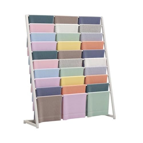 BYPIAOERZ Bodenhaltiger Bandhalter Organizer Rack Schal Display Rack Seide Schalte Rack mehrschichtiger Kleiderbügelpapierpapier-Aufbewahrungs-Display Rack BYPIAOERZ Bodenhaltiger Bandhalter Organizer Rack Schal Display Rack Seide Schalte Rack mehrschichtiger Kleiderbügelpapierpapier-Aufbewahrungs-Display Rack von BYPIAOERZ