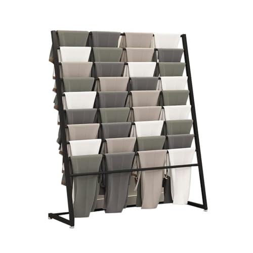 BYPIAOERZ Bodenhaltiger Bandhalter Organizer Rack Schal Display Rack Seide Schalte Rack mehrschichtiger Kleiderbügelpapierpapier-Aufbewahrungs-Display Rack BYPIAOERZ Bodenhaltiger Bandhalter Organizer Rack Schal Display Rack Seide Schalte Rack mehrschichtiger Kleiderbügelpapierpapier-Aufbewahrungs-Display Rack von BYPIAOERZ