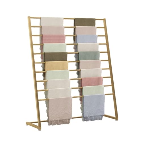 BYPIAOERZ Bodenhaltiger Bandhalter Organizer Rack Schal Display Rack Seide Schalte Rack mehrschichtiger Kleiderbügelpapierpapier-Aufbewahrungs-Display Rack BYPIAOERZ Bodenhaltiger Bandhalter Organizer Rack Schal Display Rack Seide Schalte Rack mehrschichtiger Kleiderbügelpapierpapier-Aufbewahrungs-Display Rack von BYPIAOERZ