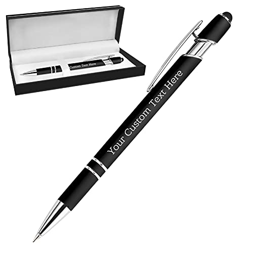 Kugelschreiber Personalisiert mit Gravur Kugelschreiber Personalisierter mit Namen Logo Wunschtext, Stift Personalisierte Geschenk für Maenner, Frauen, Bachelor, Geburtstag, Schwarz Kugelschreiber Personalisiert mit Gravur Kugelschreiber Personalisierter mit Namen Logo Wunschtext, Stift Personalisierte Geschenk für Maenner, Frauen, Bachelor, Geburtstag, Schwarz von BYWEXCLESD