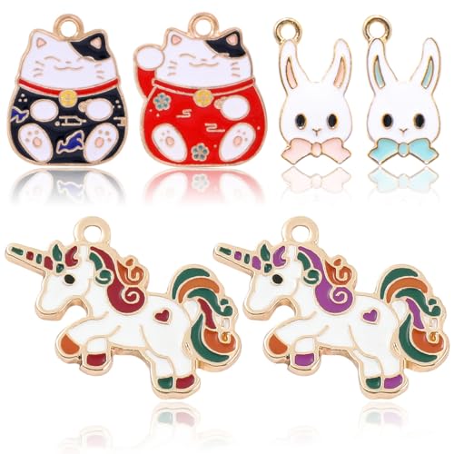BYXG Charms Großhandel Bulk Schmuckherstellung Anhänger für DIY Halskette Armband Ohrring Bastelbedarf, 24 Stück von BYXG