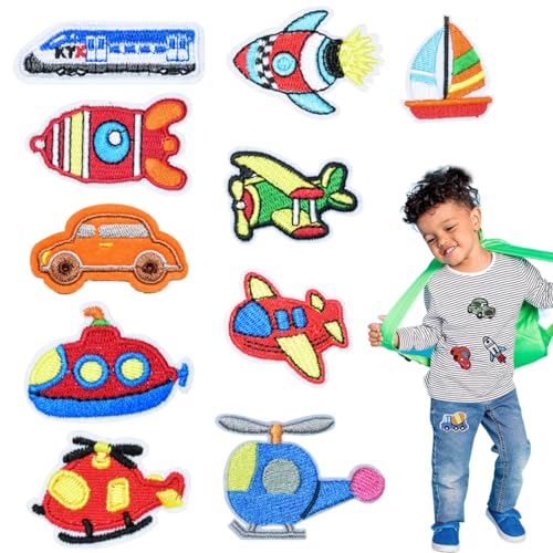 BYXG Flicken zum Aufbügeln Kinder, Bügelbilder, Bügelflicken Kinder, Bügelflicken für Kinder, Patches,Gestickte Applikation zum Aufnähen Aufbügeln für Jacken T-Shirt Jeans, 10 Stück BYXG Flicken zum Aufbügeln Kinder, Bügelbilder, Bügelflicken Kinder, Bügelflicken für Kinder, Patches,Gestickte Applikation zum Aufnähen Aufbügeln für Jacken T-Shirt Jeans, 10 Stück von BYXG
