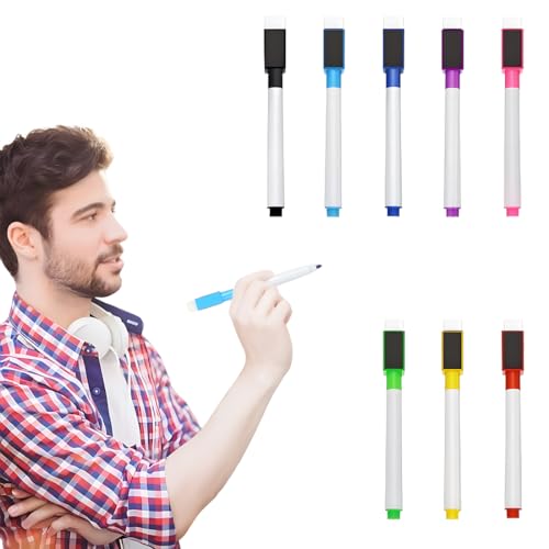 BYXG White Board Marker Pens,8 Stück Löschbarer Marker,Marker,Home Office School Marker BYXG White Board Marker Pens,8 Stück Löschbarer Marker,Marker,Home Office School Marker von BYXG