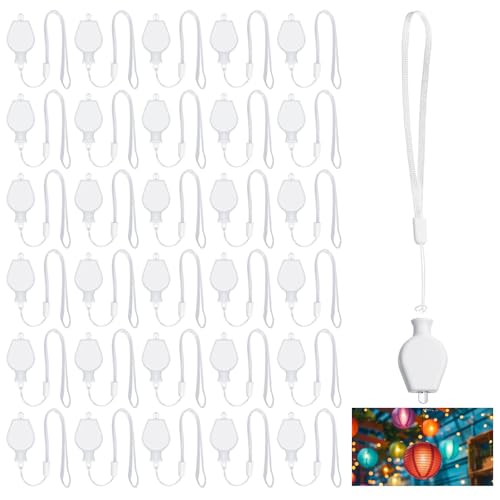 30 Stück LED Ballonlichter, Mini Lampions Warmweiß, Batteriebetrieben, Laternenlichter Mit Seil, Dekoration für Papierlaterne, Halloween, Weihnachten, Hochzeit, Party 30 Stück LED Ballonlichter, Mini Lampions Warmweiß, Batteriebetrieben, Laternenlichter Mit Seil, Dekoration für Papierlaterne, Halloween, Weihnachten, Hochzeit, Party von BYZESTY