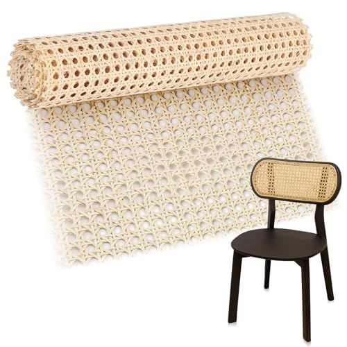 Wiener Geflecht, 1 Rolle Rattan Geflecht, PE Breite Rattan Gurtband 40 x100cm, Wasserdicht Wiener Geflecht für Reparatur Wabengeflecht Möbel, Stuhlgeflecht Rattanstuhl, Rattangeflecht Meterware von BYZESTY