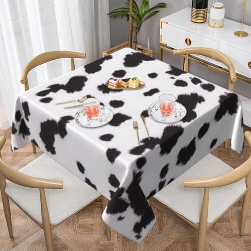 Dalmatiner-Druckmuster, quadratisch, staubdicht, wasserdicht, Tischdecke, 139,7 x 139,7 cm Dalmatiner-Druckmuster, quadratisch, staubdicht, wasserdicht, Tischdecke, 139,7 x 139,7 cm von BYwenhopnbs