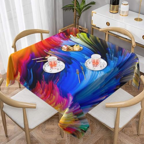 Diamantmalerei, helle Farben, quadratisch, staubdicht, wasserdicht, Tischdecke, 139,7 x 139,7 cm Diamantmalerei, helle Farben, quadratisch, staubdicht, wasserdicht, Tischdecke, 139,7 x 139,7 cm von BYwenhopnbs