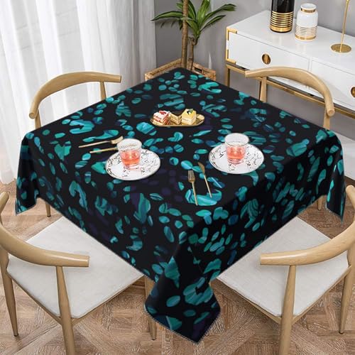 Farbe LeopardSquare Staub-Proof Tisch Abdeckung wasserdichte Tischdecke 55x55Inch Farbe LeopardSquare Staub-Proof Tisch Abdeckung wasserdichte Tischdecke 55x55Inch von BYwenhopnbs