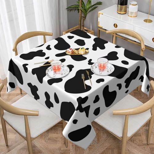 Kuhflecken 1 Quadratische staubdichte Tischdecke, wasserdichte Tischdecke, 55 x 55 Zoll Kuhflecken 1 Quadratische staubdichte Tischdecke, wasserdichte Tischdecke, 55 x 55 Zoll von BYwenhopnbs