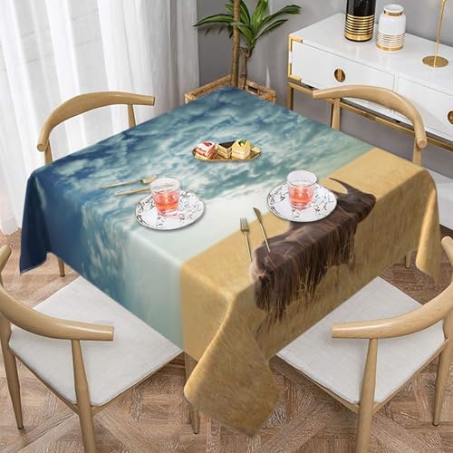 Rhino RhinocerosSquare Staubdichte Tischdecke wasserdichte Tischdecke 55x55Zoll Rhino RhinocerosSquare Staubdichte Tischdecke wasserdichte Tischdecke 55x55Zoll von BYwenhopnbs