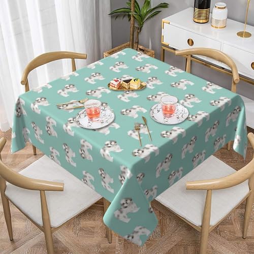 Shih TzuSquare Staubdichte Tischdecke wasserdichte Tischdecke 55x55Zoll Shih TzuSquare Staubdichte Tischdecke wasserdichte Tischdecke 55x55Zoll von BYwenhopnbs