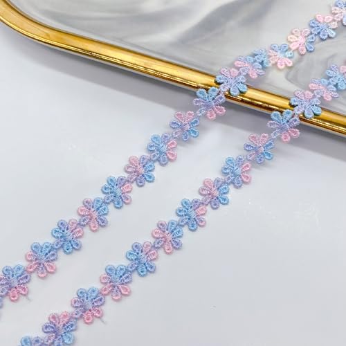BZWKQA Puderblaues Gänseblümchenband, 1,3 cm breit, besticktes Gänseblümchen-Spitzenband BZWKQA Puderblaues Gänseblümchenband, 1,3 cm breit, besticktes Gänseblümchen-Spitzenband von BZWKQA