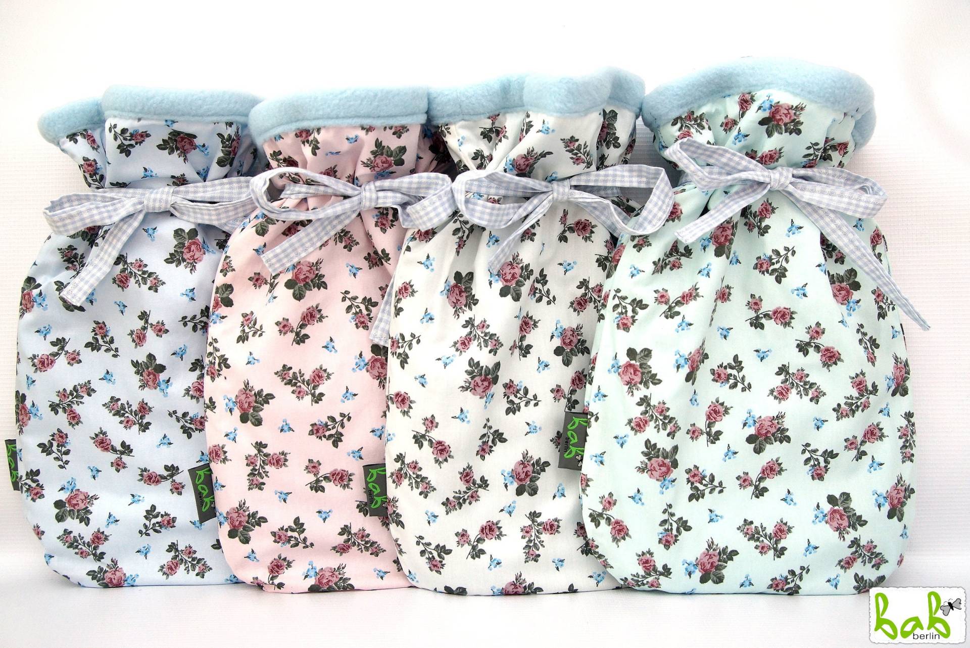 Wärmflaschenbezug Mit Blumen Für 2 Liter Wärmflasche, Wärmflaschenhülle Doppelseitig Fleece Wärmflaschenbezug Mit Blumen Für 2 Liter Wärmflasche, Wärmflaschenhülle Doppelseitig Fleece von BabBerlinVonElena