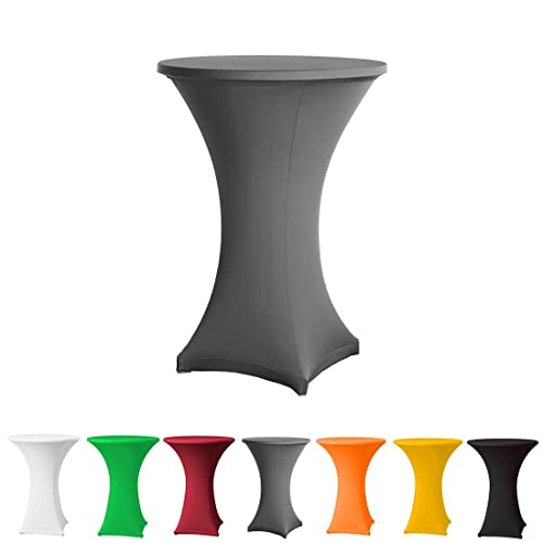 Babat Stehtischhusse Stretch Premium Qualität in Farbe anthrazit und Durchmesser 70-75 für Bistrotisch/Stehtisch Babat Stehtischhusse Stretch Premium Qualität in Farbe anthrazit und Durchmesser 70-75 für Bistrotisch/Stehtisch von Babat