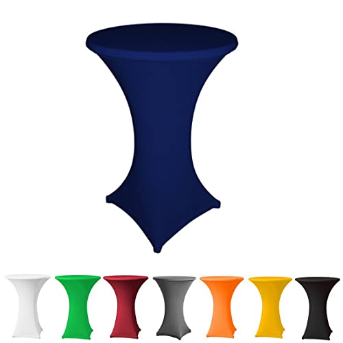 Babat Stehtischhusse Stretch Premium Qualität in Farbe dunkelblau und Durchmesser 80-85 für Bistrotisch/Stehtisch Babat Stehtischhusse Stretch Premium Qualität in Farbe dunkelblau und Durchmesser 80-85 für Bistrotisch/Stehtisch von Babat