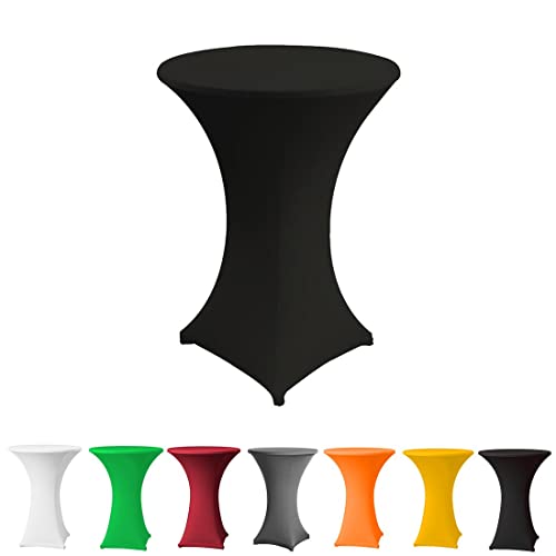 Babat Stehtischhusse Stretch Premium Qualität in Farbe schwarz und Durchmesser 70-75 für Bistrotisch/Stehtisch Babat Stehtischhusse Stretch Premium Qualität in Farbe schwarz und Durchmesser 70-75 für Bistrotisch/Stehtisch von Babat