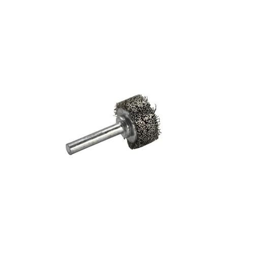 Drahtbürste aus Edelstahl 304 mit Griffdurchmesser 6 mm, verschlüsselter Bürstenkopf aus elektrischem Draht, Reinigungsbürste, Schleif- und Polierbürste, 1 Stück(6 * 20 * 15 (wire 0.2)) von Babhlora