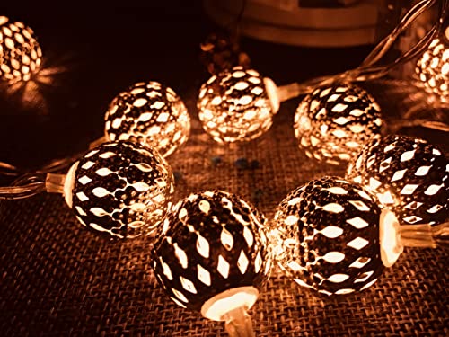 BabyIn Christmas Copper Marokkanischen Fairy Lights Festival Ambiance Beleuchtung für Schlafzimmer Leben, Hochzeit, Weihnachten, Party, Home (2 M 20 LED) von BabyIn
