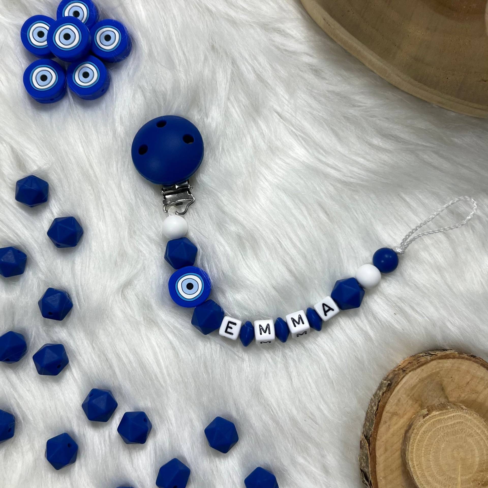 Schnullerkette Mit Namen | Schnullerkette, Design Nazar Personalisiert Unikat Handgefertigt Geschenk Schnullerkette Mit Namen | Schnullerkette, Design Nazar Personalisiert Unikat Handgefertigt Geschenk von BabyKettchen