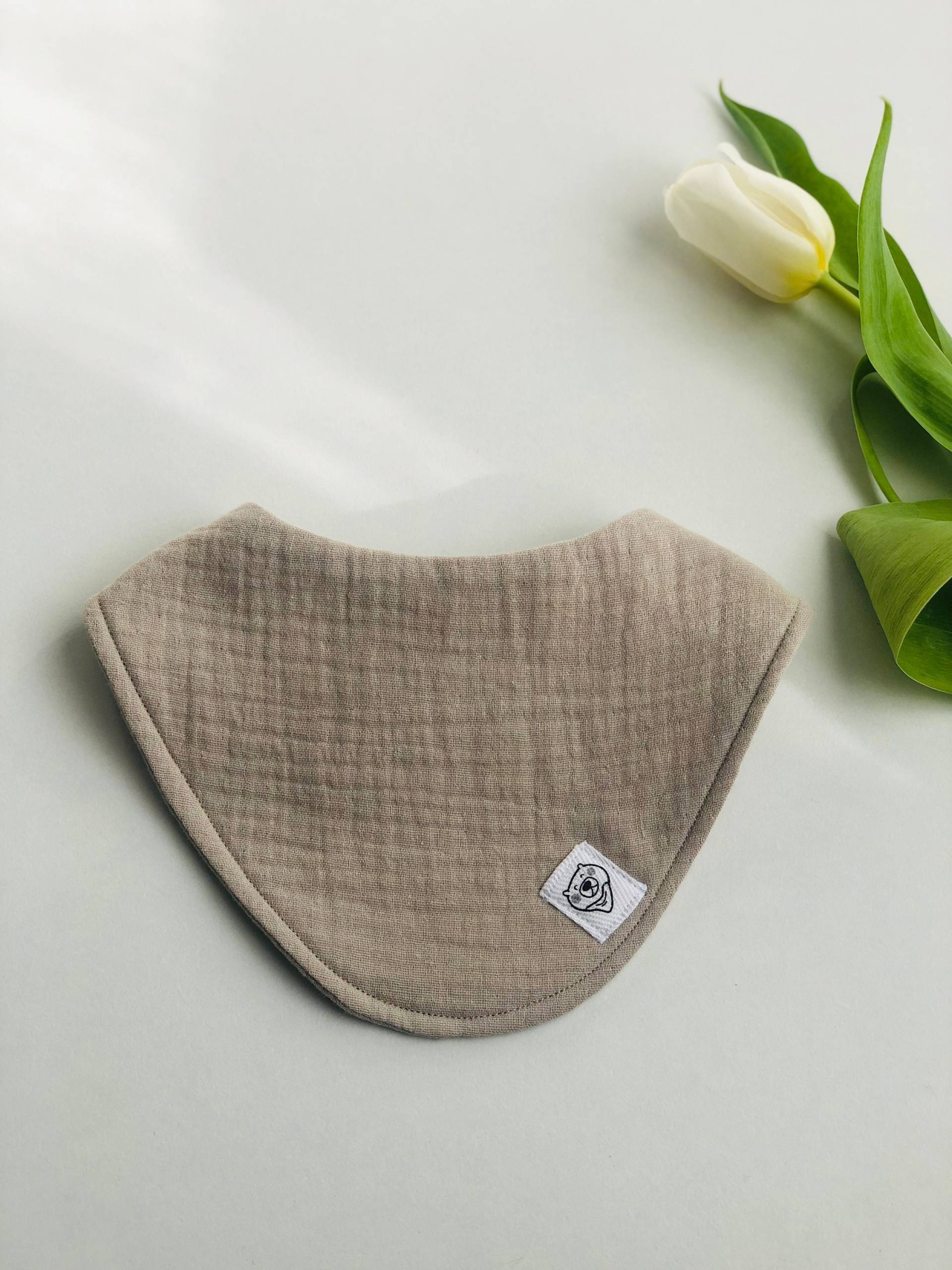 Minimalist Neutral Ton Lätzchen Musselin Bandana Reine Baumwolle Baby Geschenk Für Erste Mal Mama von BabyMoller