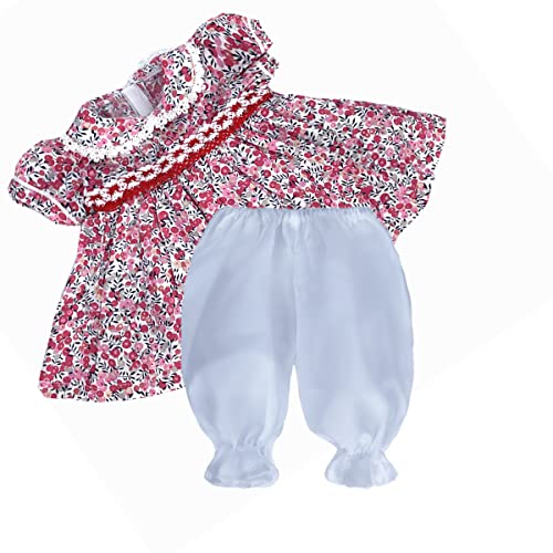 24 Zoll Reborn Baby Mädchen Puppe Kleidung Zubehör Rock Outfits für 22-24 Zoll Reborn Puppen Mädchen Kleidung von Babyfere