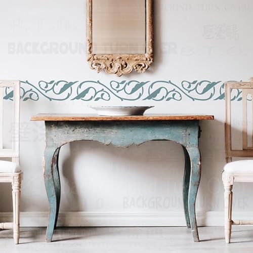 40 cm Bordüre Retro Vintage Klassische Teiler Rebe Schablonen Für Wände Vorlagen An Der Wand Malerei Dekorieren Kühlschränke Möbel Große Wiederverwendbare Handwerk Zum Malen Große Größe 40 cm Bordüre Retro Vintage Klassische Teiler Rebe Schablonen Für Wände Vorlagen An Der Wand Malerei Dekorieren Kühlschränke Möbel Große Wiederverwendbare Handwerk Zum Malen Große Größe von 壁涂鸥 BackgroundTurnOver