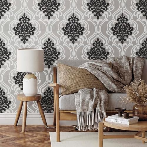 60 cm Damast-Schablonen im Retro-/Vintage-Stil, barockes Rokoko, für Wände, Vorlagen an der Wand, Dekoration, wiederverwendbar, Basteln, große Kühlschränke, Kitte, dekorativ, große Dekoration, Boden, 60 cm Damast-Schablonen im Retro-/Vintage-Stil, barockes Rokoko, für Wände, Vorlagen an der Wand, Dekoration, wiederverwendbar, Basteln, große Kühlschränke, Kitte, dekorativ, große Dekoration, Boden, von 壁涂鸥 BackgroundTurnOver
