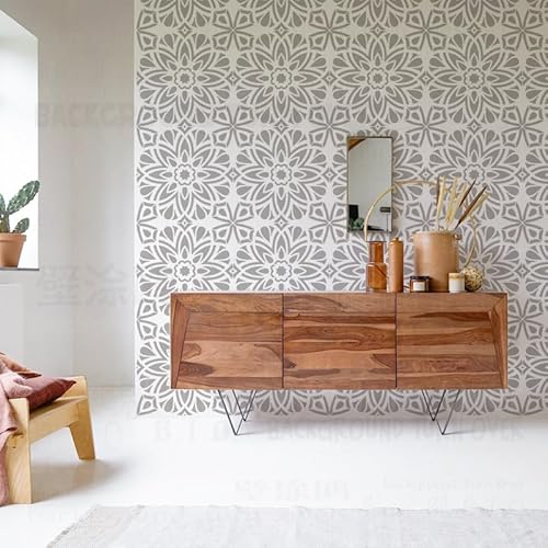 70 cm Damast Vintage Retro Barock Rokoko Schablonen für Wände an der Wand Dekorieren Vorlagen Dekoration Dekor Handwerk Malerei Möbel Gips Große Spachtelgröße zum Bemalen 70 cm Damast Vintage Retro Barock Rokoko Schablonen für Wände an der Wand Dekorieren Vorlagen Dekoration Dekor Handwerk Malerei Möbel Gips Große Spachtelgröße zum Bemalen von 壁涂鸥 BackgroundTurnOver