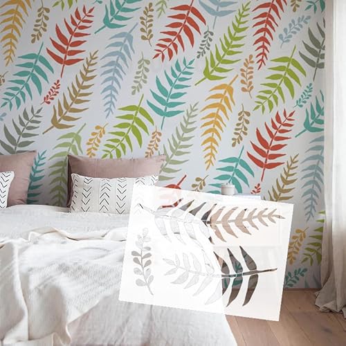 Wiederverwendbare Schablone für Wände zum Bemalen von großen Vorlagen, künstlerisches Dekor, Design für Spachtelmasse, DIY-Projekte, 45 cm, S588 Wiederverwendbare Schablone für Wände zum Bemalen von großen Vorlagen, künstlerisches Dekor, Design für Spachtelmasse, DIY-Projekte, 45 cm, S588 von 壁涂鸥 BackgroundTurnOver