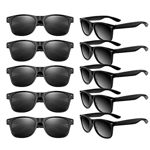 Bacxzomx 10 Party Sonnenbrille, Neon Sonnenbrille Vintage Sonnenbrillen Set Retro Lustige Party Brille für Strand Geburtstag Partypool, Partyzubehör für Hochzeiten, Schwarz Bacxzomx 10 Party Sonnenbrille, Neon Sonnenbrille Vintage Sonnenbrillen Set Retro Lustige Party Brille für Strand Geburtstag Partypool, Partyzubehör für Hochzeiten, Schwarz von Bacxzomx
