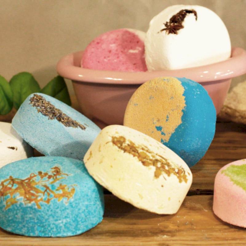 Blüten Sprudel-Tabletten, 200 G, Blütensprudel, Badefizzer, Florale Fizzers, Verwöhnung, Kinderspaß, Gastgeschenk, Geschenk, Weihnachten von BadebombenBoutique