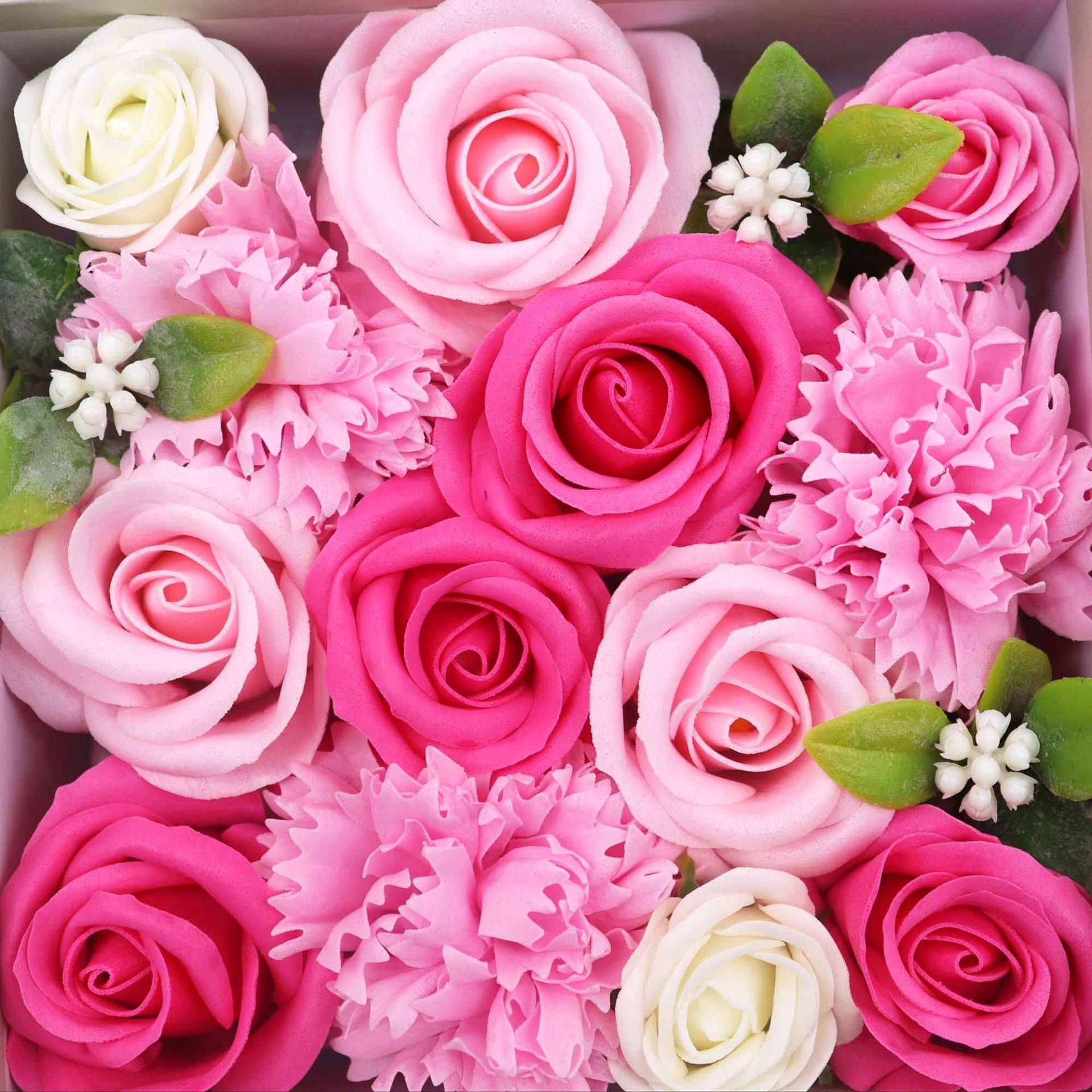Seifenblumen-Geschenkboxen, Wohlfühl Set, Seifenblumen, Geschenkidee, Danke, Abschied, Geburt, Muttertag, Valentinstag, Spa, Weihnachten von BadebombenBoutique