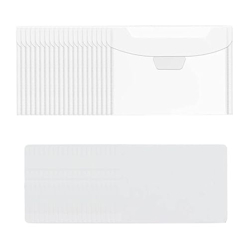 Badiman 10er Set Stempel Organizer Als Aufbewahrungshüllen Und Sammelmappen Wiederverschließbare Ordnungsmappen Aus Wasserdichtem PP für Sammler von Stempeln, 20 Stück Badiman 10er Set Stempel Organizer Als Aufbewahrungshüllen Und Sammelmappen Wiederverschließbare Ordnungsmappen Aus Wasserdichtem PP für Sammler von Stempeln, 20 Stück von Badiman