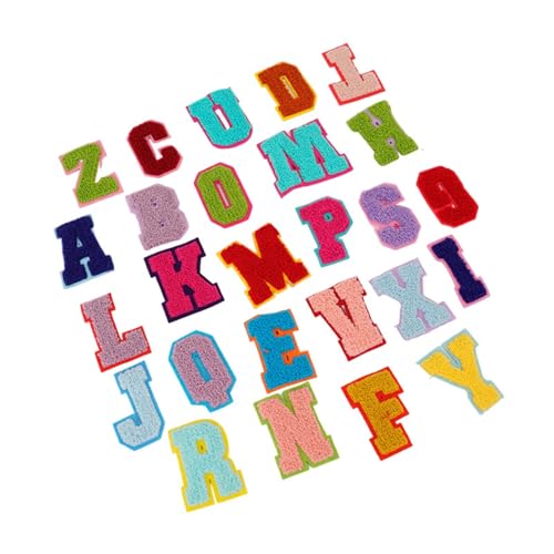 Badiman 26 X Alphabet Patches Zum Aufnähen von Buchstaben für Jacken, Rucksäcke Und Schuhe Badiman 26 X Alphabet Patches Zum Aufnähen von Buchstaben für Jacken, Rucksäcke Und Schuhe von Badiman