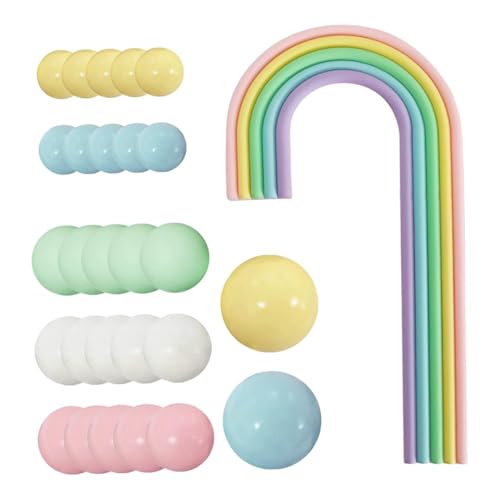 Badiman 28Pcs Regenbogen Kuchen Topper Kuchen Dekorationen für Lehre Hochzeit Showe von Badiman