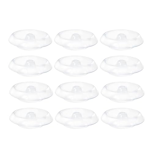 Badiman 6 Stück Bead Bowl Perlen Schale Schmuck Bastelwerkzeug Ersatzschalen für DIY Basteln PP Material für Schmuckherstellung Bastelprojekte Workshop Gesch, 12 StÜcke von Badiman