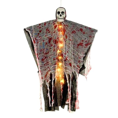 Badiman Hängende Halloween Skelett Dekoration Scary Prop Grim Reaper DIY Beleuchtet Badiman Hängende Halloween Skelett Dekoration Scary Prop Grim Reaper DIY Beleuchtet von Badiman